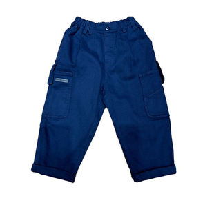 RESUMEHOME简历家童装秋季新款中大童休闲侧面口袋儿童工装长裤