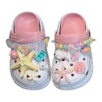 女童凉鞋防滑外穿女宝宝拖鞋儿童沙滩洞洞鞋夏季女孩户外泳池游泳