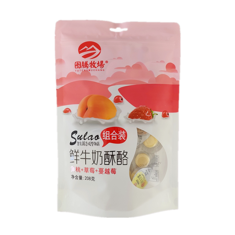 图腾牧场鲜牛奶酥酪儿童奶酪块