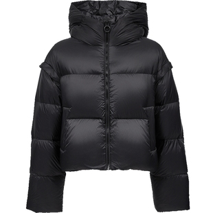 Vero Moda羽绒服女2025冬新款多巴胺风90白鸭绒短款连帽羽绒外套