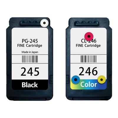 佳能原装245 246 MG2520 TS3420 3320 3122打印机连喷可加墨墨盒