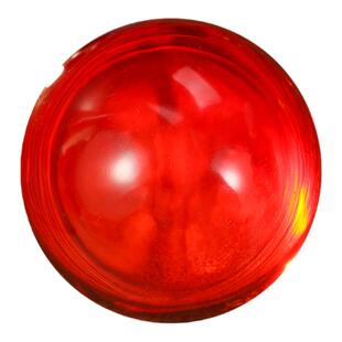 鸿运当头红色水晶球摆件大号底座百福缸聚宝盆里放的东西开业装饰