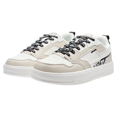 特步男简约百搭休闲运动板鞋