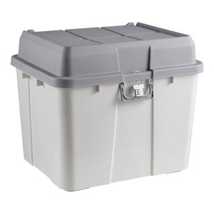 带锁收纳箱学生宿舍整理箱加厚塑料储物盒家用被子玩具衣服储物箱