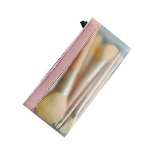 小巧便携化妆刷收纳包PVC防水尘大容量刷子收纳袋眉笔口红化妆包