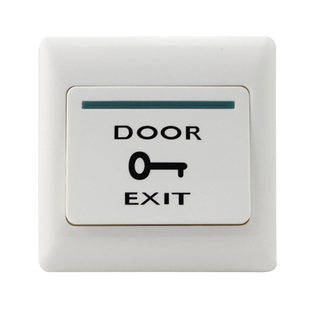 EXIT PUSH明装窄出门按钮门禁开关A6E6触摸感应玻璃破碎开门按钮