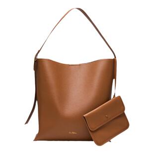 SAM EDELMAN山姆爱德曼通勤单肩大容量水桶包牛皮子母包女Bonnie