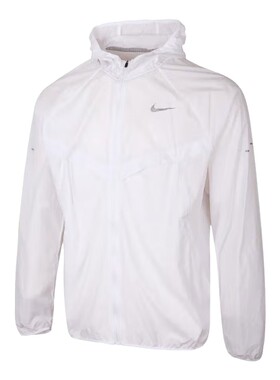 NIKE耐克皮肤衣外套春季男子连帽透气速干梭织夹克HV4549-100