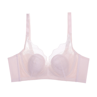 兔耳杯内衣女夏薄款胸大显小大码无痕聚拢凉感文胸2026新款爆款