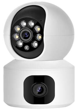 Vstarcam双镜头双画面360度无死角手机远程家用摄像头全彩高清夜