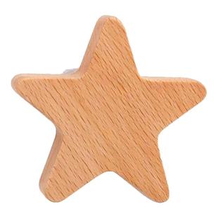 实木星星装饰挂钩月亮粘钩免打孔简约木质墙上挂衣钩花朵云朵室内