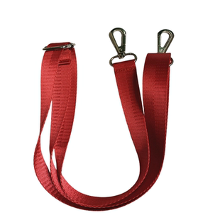 女包带子包配件长肩带斜挎帆布背包带固定扣双肩带红色尼龙替换带