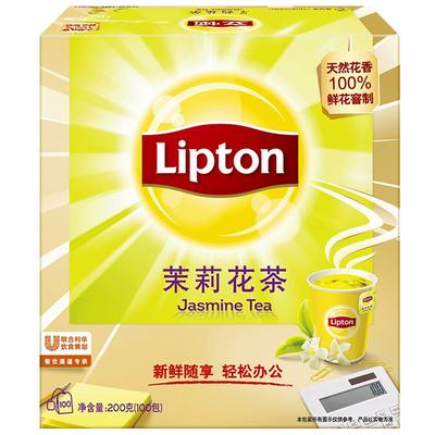 Lipton/立顿精选茉莉花茶包100包
