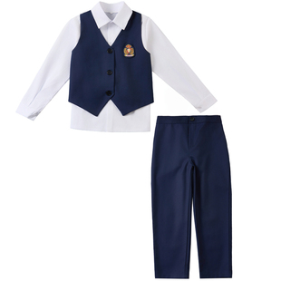 儿童合唱服中小学生诗歌朗诵比赛班服男女童演出主持服装元旦