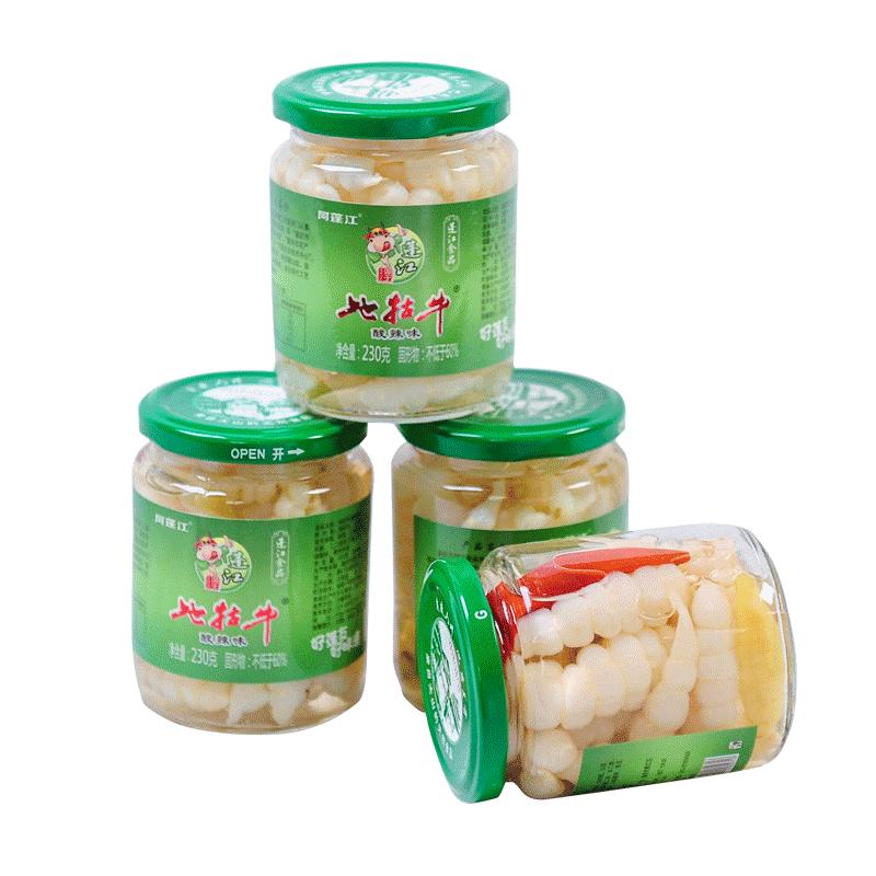 蓬江地牯牛泡菜230g瓶装黔江特产宝塔玉珠宝塔菜泡椒开味下饭菜