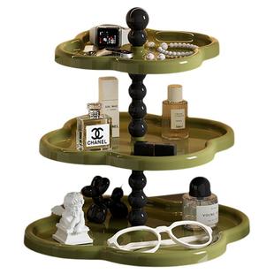 桌面置物架玄关收纳架摆件钥匙手表入户置物托盘多层客厅分层