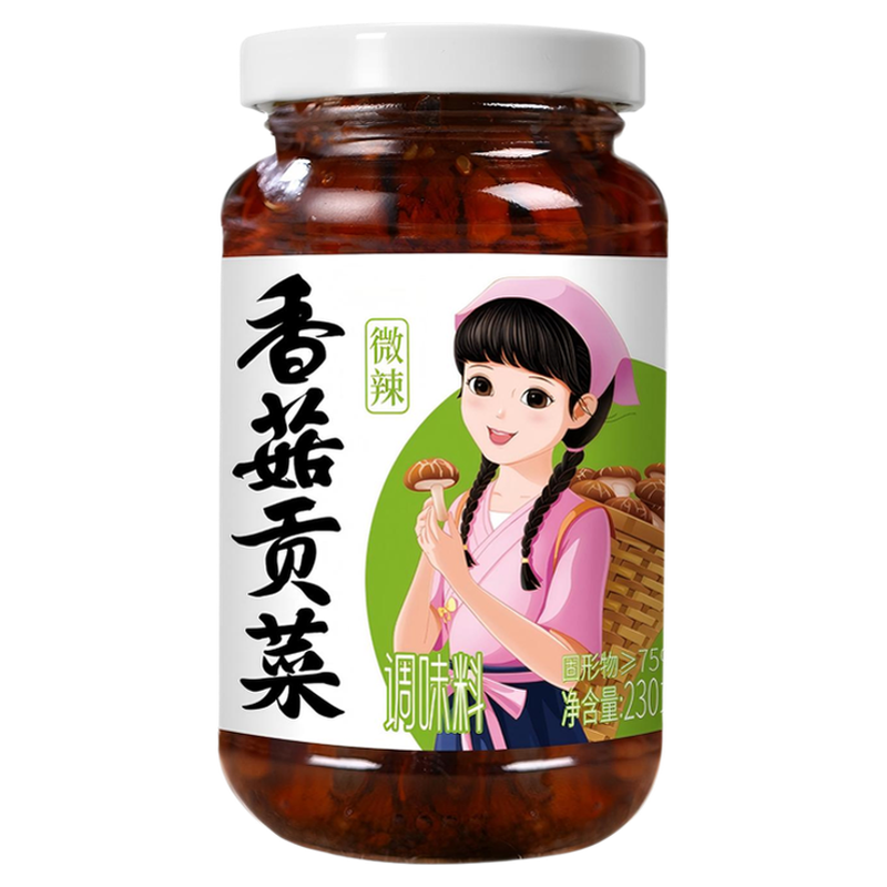 仲景香菇贡菜即食酱香菇酱拌饭酱