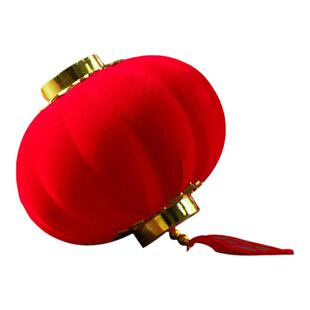 2026新年春节过年迷你装饰品植绒小灯笼挂饰院子布置树上盆栽挂件