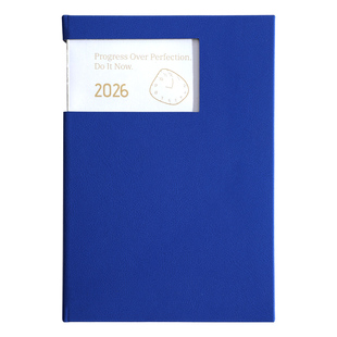 2026年新款异形时钟日程本A5每日自律打卡计划本商务办公效率手册每日一页时间管理神器企业伴手礼定制印logo