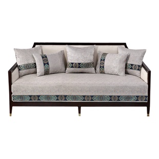 沙发垫高档中式四季通用防滑实木红木坐垫子沙发套罩巾盖布新中式