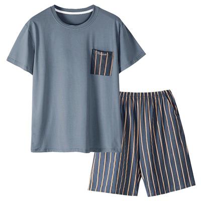 新一步男纯棉居家服睡衣