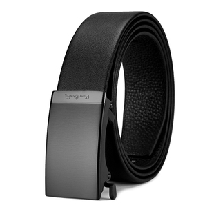 【不锈钢】皮尔卡丹内扣式皮带男真皮男士腰带商务牛皮裤腰带裤带