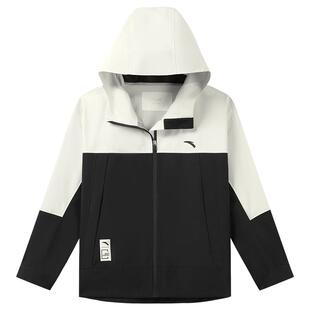 大地之壳安踏儿童男女童户外冲锋衣秋冬款防风防水运动薄外套秋装