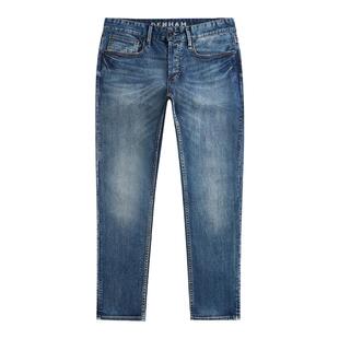 DENHAM常青款男士时尚蓝水洗褪色修身微锥中腰剪刀牛仔裤RAZOR