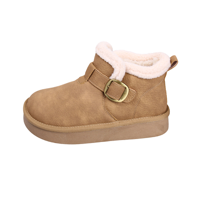 冬季新款女士加厚保暖雪地靴2026女鞋东北户外毛毛时尚休闲鞋棉鞋