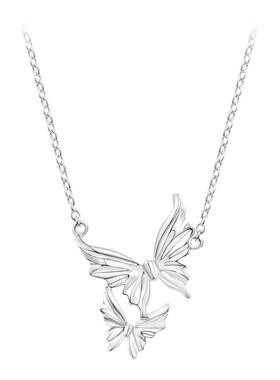 真我不凡S925纯银蝴蝶项链