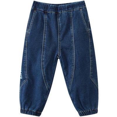 童装加绒牛仔裤Moomoo