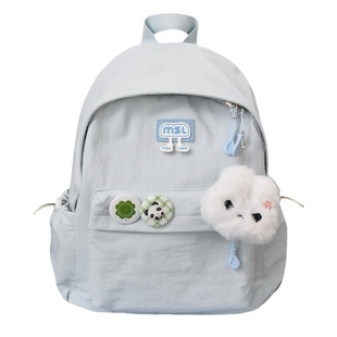 胡子鸡仔纯色百搭小书包女高颜值简约mini背包少女学生迷你双肩包