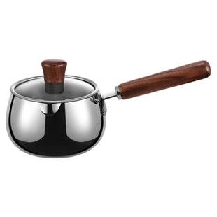 316L不锈钢奶锅家用无涂层特厚宝宝辅食锅一人食早餐热奶锅小锅