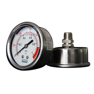 水压表家用净水器净水机压力检测试自来水龙头4分2分水管不锈钢