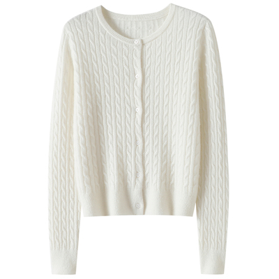 启超官方高端100%纯山羊绒衫