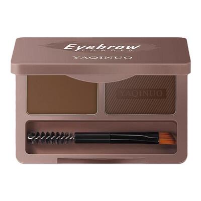 巨巨牛！眉粉自然集体防水防汗不晕染眉笔一字眉双色眉粉修容盘