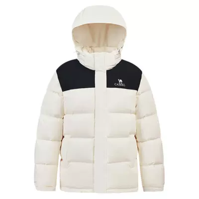 骆驼女装羽绒服2025秋冬新款加厚防寒保暖连帽面包服外套男女同款