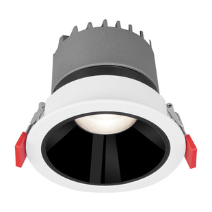 雷士照明led防眩射灯高显色嵌入式窄边无主灯天花筒灯小山丘桂影