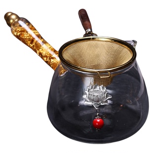 玻璃侧把公道杯加厚耐热可明火家用功夫茶具分茶器高颜值可加热