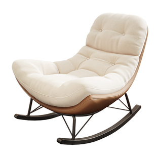 摇摇椅躺椅成人可躺可睡阳台懒人沙发家用休闲椅客厅轻奢单人摇椅