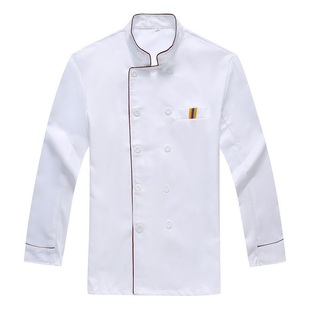 酒店厨师工作服长袖秋冬装饭店食堂厨房后厨餐饮食品厂工装短袖