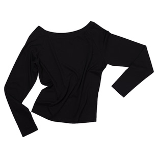 CLIMAX VISION莱赛尔天丝棉柔顺斜肩一字肩两穿慵懒长袖/长裤