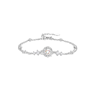 卡蒂罗魔法苹果双链手链女款纯银轻奢小众精致首饰女高颜值学生党