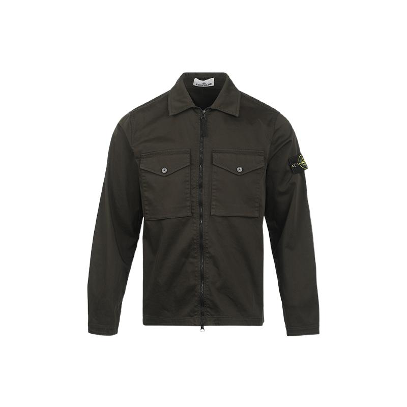 【自营】STONE ISLAND石头岛FW26拉链式长袖袖章男士夹克外套