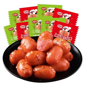 金磨坊拇指肉肠即食台式小香肠小火腿肠烤肠休闲解馋卤味零食小吃