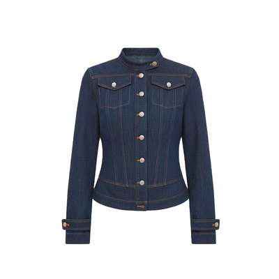 原牛水洗收腰显瘦牛仔短外套