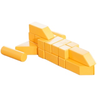 菠萝树构造师几何图形教具早教益智积木玩具平衡拼接建筑空间大师