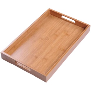 实木托盘胡桃木茶盘家用咖啡托盘长方形木质点心盘水果盘置物盘