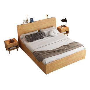 政府补贴全实木高箱床超大空间分格储物卧室家用小户型收纳储物床