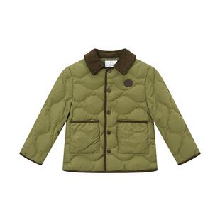 RBIGX瑞比克童装25秋季新款复古保暖潮流设计感休闲棉服羽绒服